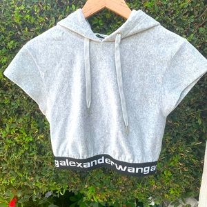 AlexanderWang crop hoodie